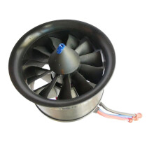 50mm EDF Brushless Motor 4300KV 4S Speed 11Blade Ducted Fan for RC Jet Plane Bronze Finish