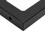 Berkfield Shelf Brackets for Washbasin 2 pcs Black Rectangular Steel 8