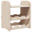 Berkfield Wine Rack with Top Board 33x25x37 cm Solid Wood Pine 2