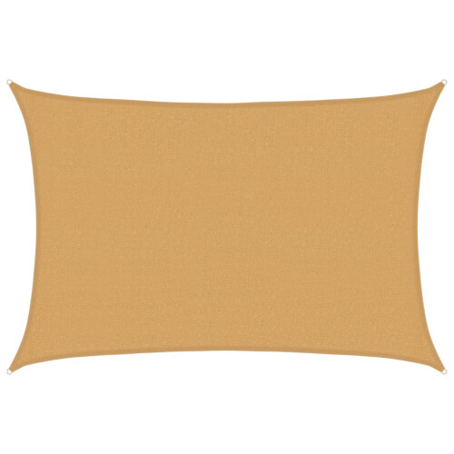 Berkfield Sunshade Sail 160 g/m Rectangular Sand 2.5x3.5 m HDPE 1