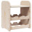 Berkfield Wine Rack with Top Board 33x25x37 cm Solid Wood Pine 7