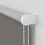 Berkfield Roller Blind Blackout Grey 155x130 cm Fabric Width 151.6 cm Polyester 11