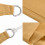 Berkfield Sunshade Sail 160 g/m Rectangular Sand 2.5x3.5 m HDPE 6