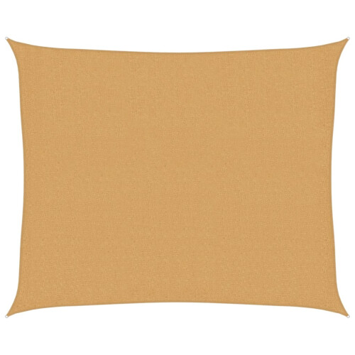 Berkfield Sunshade Sail 160 g/m Rectangular Sand 2.5x3 m HDPE 1