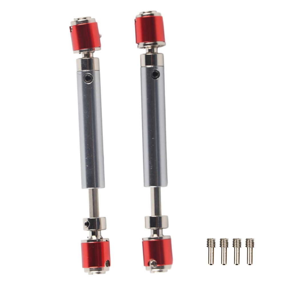 Rc Car Drive Shaft Set 2Pcs Adjustable Metal Driveshaft For Axial Scx10 D90 1/10 Rc Crawler Enhanced Power Transfer 9045646621845