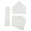 5pcs Baseball Baseboard Simple Base Waterproof Base Mat Non-slip 5