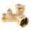 Brass manifold Y-type water splitter 3/4 inch 5