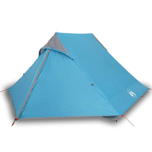 Berkfield Camping Tent 2-Person Blue Waterproof 1