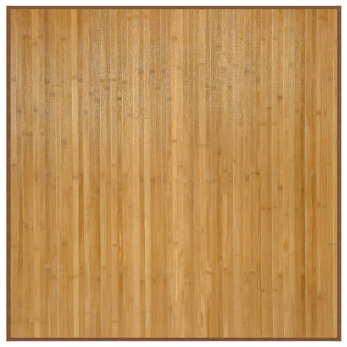 Berkfield Rug Square Natural100x100 cm Bamboo 1