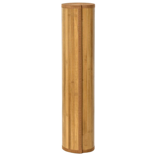 Berkfield Rug Square Natural100x100 cm Bamboo 2