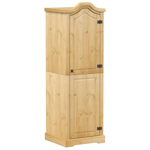 Berkfield Wardrobe Corona 55x52x170 cm Solid Wood Pine 1