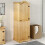 Berkfield Wardrobe Corona 55x52x170 cm Solid Wood Pine 3