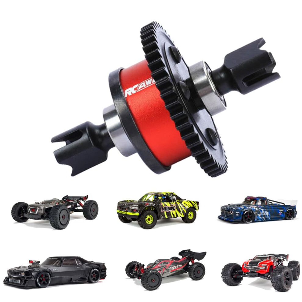 40Crmo Steel 46T Center Differential Upgrade For Arrma Kraton Typhon Infraction Outcast 6S Preassembled HeavyâDuty Drivetrain 9351714830089