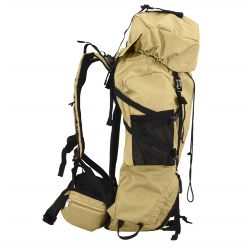 Berkfield Hiking Backpack Khaki 80 L Oxford Fabric 1