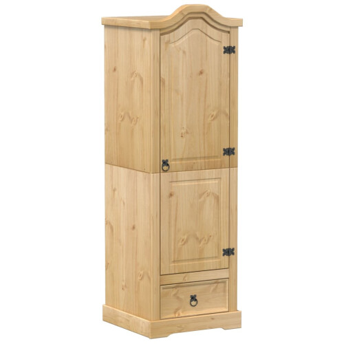 Berkfield Wardrobe Corona 55x52x170 cm Solid Wood Pine 1