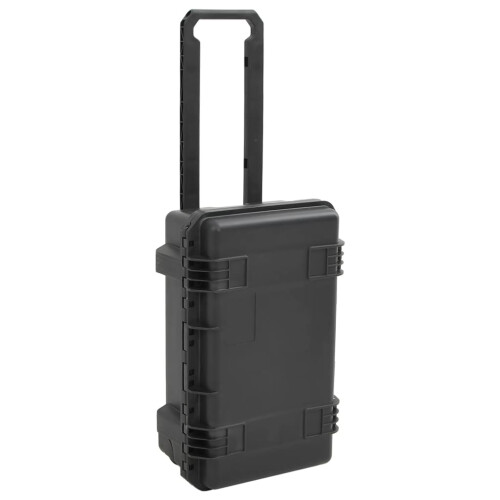 Berkfield Portable Flight Case Black 55x35x22.5 cm PP 2