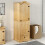 Berkfield Wardrobe Corona 55x52x170 cm Solid Wood Pine 3