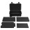 Berkfield Portable Flight Case Black 55x35x22.5 cm PP 6