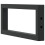 Berkfield Shelf Brackets for Washbasin 2 pcs Black Rectangular Steel 7
