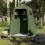Berkfield Shower Tent Olive Green Waterproof 3