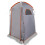 Berkfield Shower Tent Grey and Orange Waterproof 2