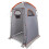 Berkfield Shower Tent Grey and Orange Waterproof 4