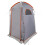 Berkfield Shower Tent Grey and Orange Waterproof 5
