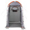 Berkfield Shower Tent Grey and Orange Waterproof 6