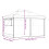 Berkfield Foldable Party Tent Pop-Up with 4 Sidewalls Black 10