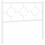 Berkfield Metal Replace Headboard White 100 cm 2