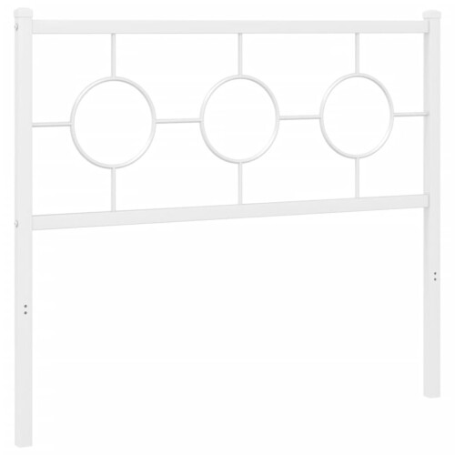 Berkfield Metal Replace Headboard White 100 cm 1