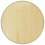 Berkfield Rug Round Light Natural100 cm Bamboo 2