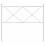 Berkfield Metal Replace Headboard White 100cm 4