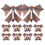 10Pcs Wind Up Flying Bat Toy Fluttering Bat Prank Prop with Windup Flutter Motion Random Color Assortment 1