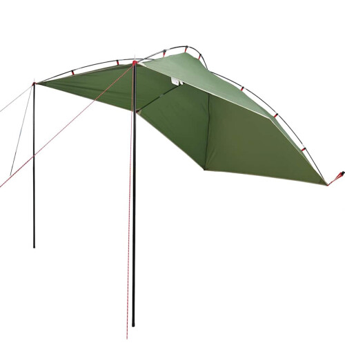 Berkfield Car Tent Green Waterproof 1