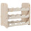 Berkfield Wine Rack 43x25x37 cm Solid Wood Pine 2