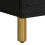 Berkfield Bedside Cabinet Black 40x33x46 cm Solid Wood Mango 8