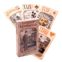 Lenormand Tarot Cards for Beginners with QR Code Smartphone Guide, Full Color Travel Deck