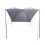 Berkfield Car Tent Grey and Orange Waterproof 4