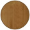 Berkfield Rug Round Brown80 cm Bamboo 2