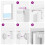 Berkfield Shower Roller Blind 160x240 cm Fabric Width 156 cm 6