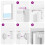 Berkfield Shower Roller Blind 160x240 cm Fabric Width 156 cm 6