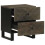 Berkfield Bedside Cabinets 2 pcs Black 40x33x46 cm Solid Wood Mango 3