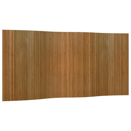 Berkfield Room Divider Brown Width 400 cm Height 165 cm Bamboo 1