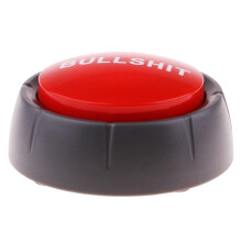 Funny Buzz Button with Loud Clear Audio, One‑Touch Sound Activation, Bullshit Button for Office