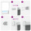 Berkfield Roller Blind Blackout Marine 45x150 cm Fabric Width 40.7 cm Polyester 7