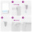 Berkfield Shower Roller Blind 130x240 cm Fabric Width 126 cm 7