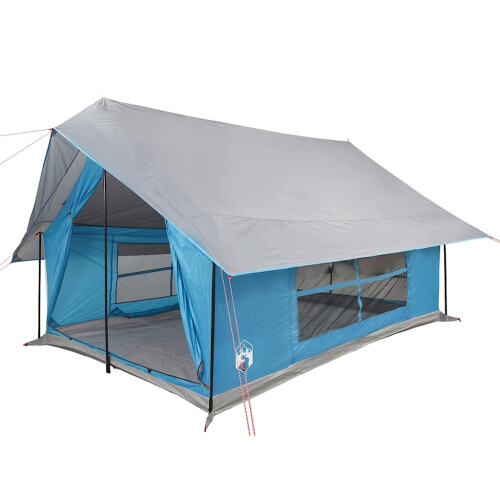 Berkfield Camping Tent 5-Person Blue Waterproof 2