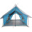 Berkfield Camping Tent 5-Person Blue Waterproof 6