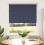 Berkfield Roller Blind Blackout Marine 105x150 cm Fabric Width 100.7 cm Polyester 2